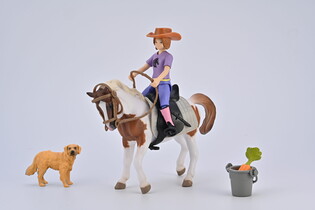 COLLECTA DŻOKEJKA HOBBYSTYCZNA ZE ZWIERZĘTAMI I AKCESORIAMI W OPAKOWANIU
 2