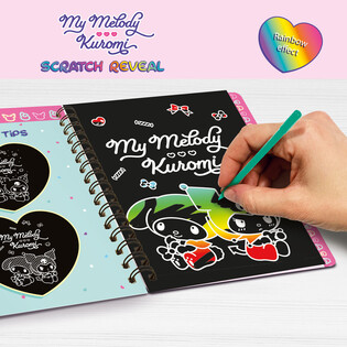LISCIANI MY MELODY I KUROMI SKETCHBOOK SCRATCH REVEAL 4