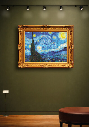 LISCIANI PUZZLE ADULTS I ZESTAW PODARUNKOWY VAN GOGH 500 ELEMENTÓW 4