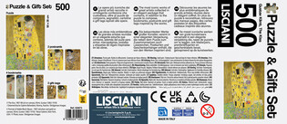 LISCIANI PUZZLE ADULTS I ZESTAW PODARUNKOWY KLIMT 500 ELEMENTÓW 5