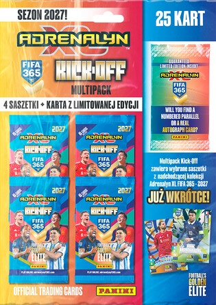 PANINI FIFA 365 ADRENALYN XL 2027 MULTIPACK KICK OFF