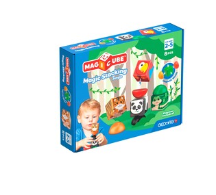 GEOMAG MAGICUBE BLOCKS STACKING JUNGLE 8
