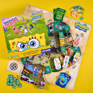 LISCIANI SPONGEBOB GRA KOOPERACYJNA NA RATUNEK MEDUZOM. 15