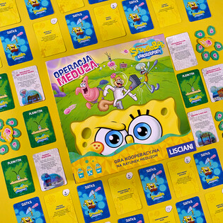 LISCIANI SPONGEBOB GRA KOOPERACYJNA NA RATUNEK MEDUZOM. 17